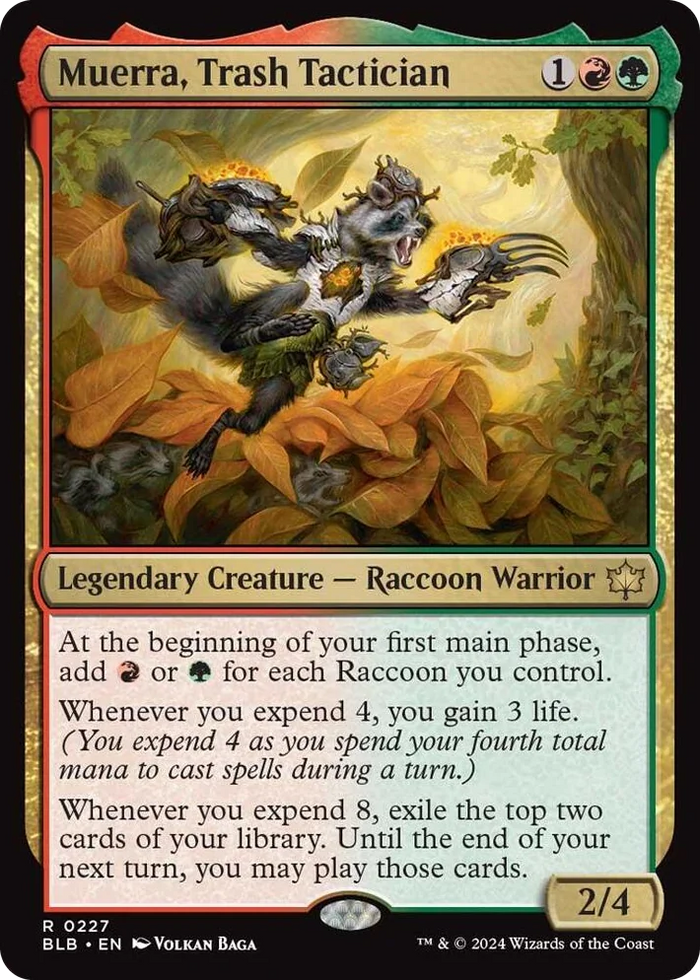 0227 Muerra, Trash Tactician R Bloomburrow