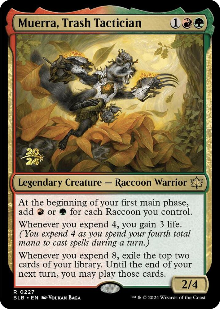 0227 Muerra, Trash Tactician R Prerelease Cards