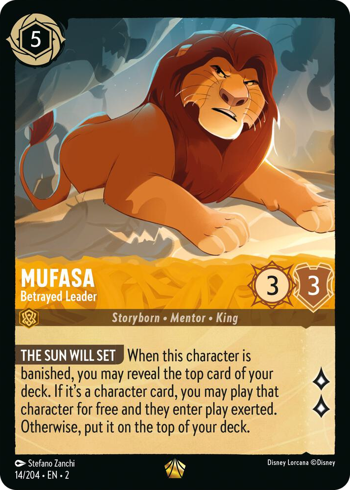 0014 Mufasa - Betrayed Leader Legendary Rise of the Floodborn