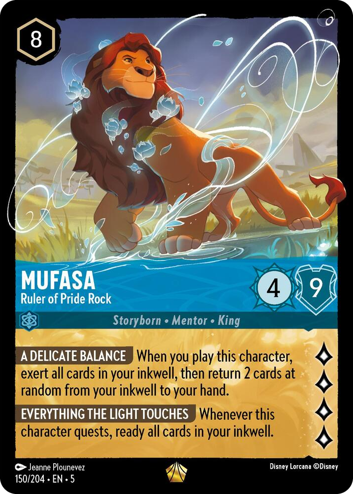 0150 Mufasa - Ruler of Pride Rock Legendary Shimmering Skies