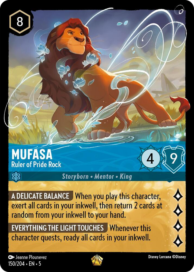 0150 Mufasa - Ruler of Pride Rock Legendary Shimmering Skies