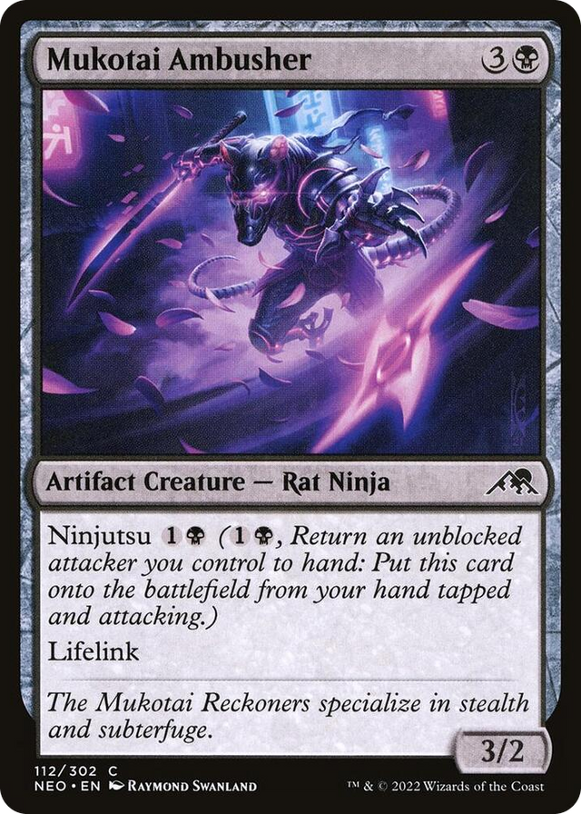 0112 Mukotai Ambusher C Kamigawa: Neon Dynasty
