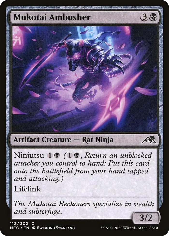 0112 Mukotai Ambusher C Kamigawa: Neon Dynasty