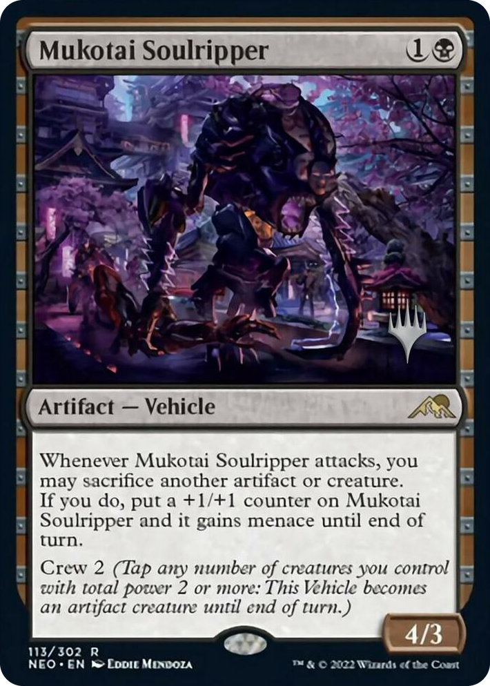 0113 Mukotai Soulripper R Promo Pack: Kamigawa: Neon Dynasty