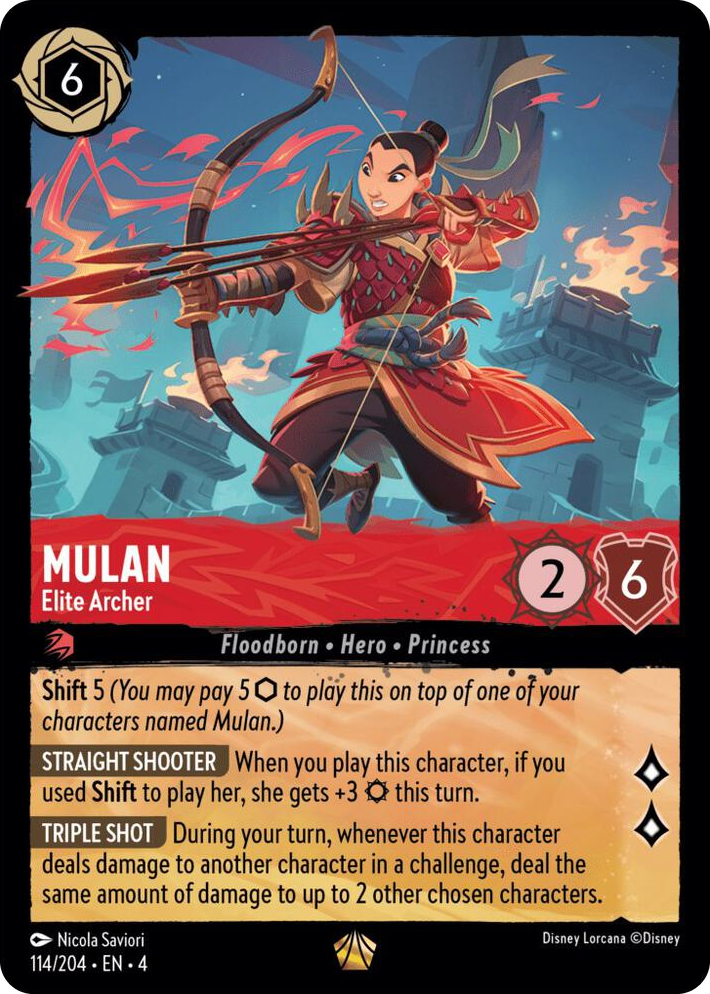 0114 Mulan - Elite Archer Legendary Ursula's Return