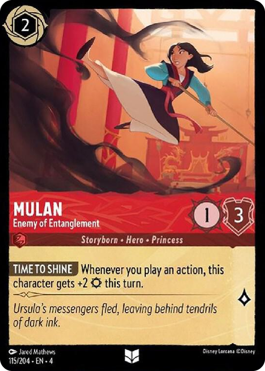 0115 Mulan - Enemy of Entanglement Uncommon Ursula's Return
