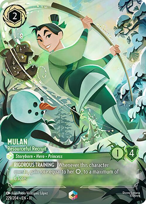0229 Mulan - Resourceful Recruit (Enchanted) Enchanted Winterspell