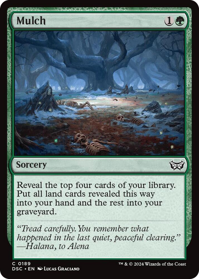0189 Mulch C Commander: Duskmourn: House of Horror