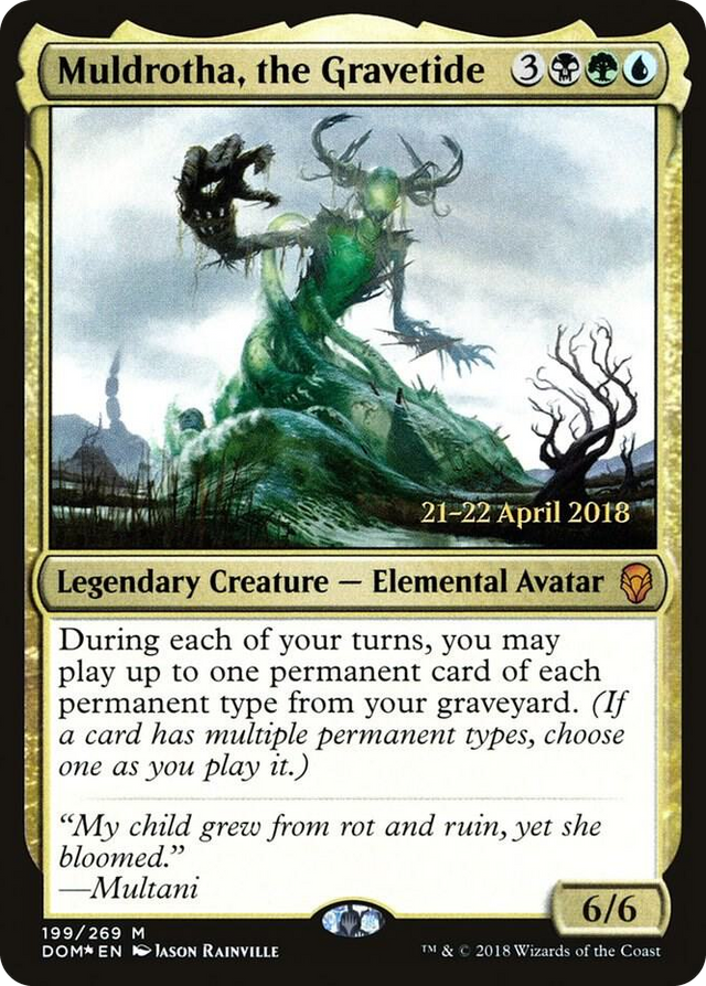 0199 Muldrotha, the Gravetide M Prerelease Cards