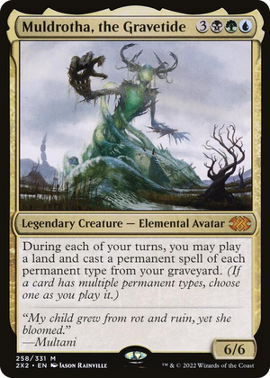 0258 Muldrotha, the Gravetide M Double Masters 2022