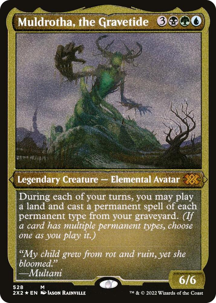 0528 Muldrotha, the Gravetide (Foil Etched) M Double Masters 2022