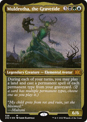 0528 Muldrotha, the Gravetide (Foil Etched) M Double Masters 2022