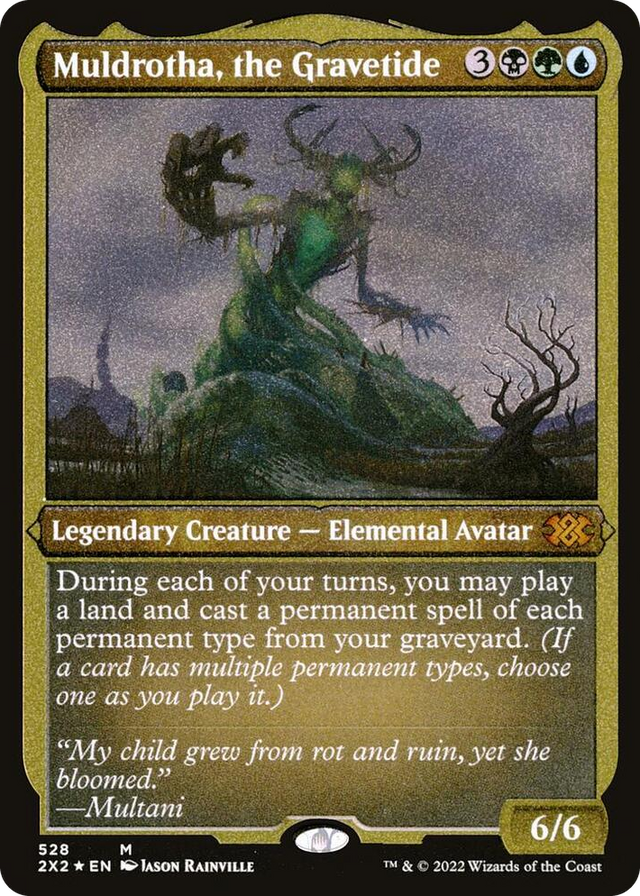 0528 Muldrotha, the Gravetide (Foil Etched) M Double Masters 2022