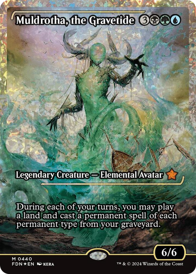0440 Muldrotha, the Gravetide (Showcase) (Fracture Foil) M Foundations