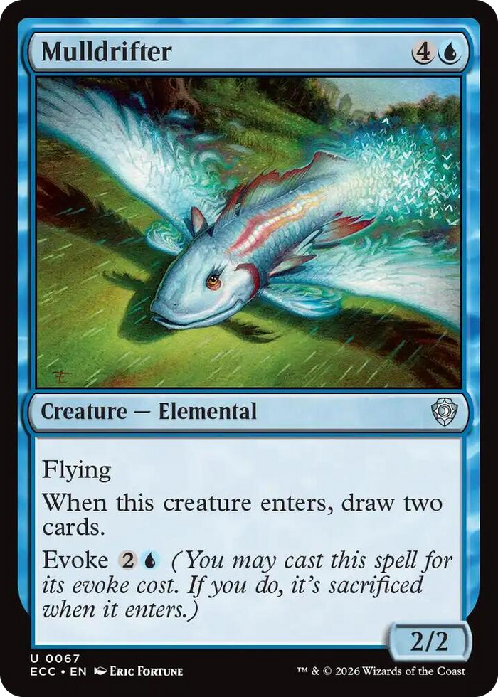 Mulldrifter #67 U - Commander: Lorwyn Eclipsed Pokemon card
