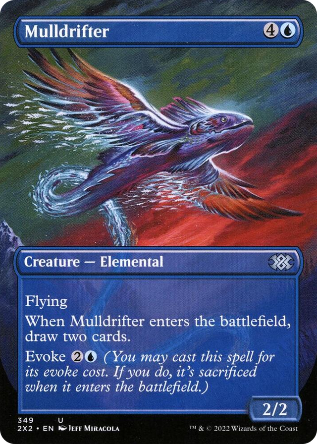 0349 Mulldrifter (Borderless) U Double Masters 2022