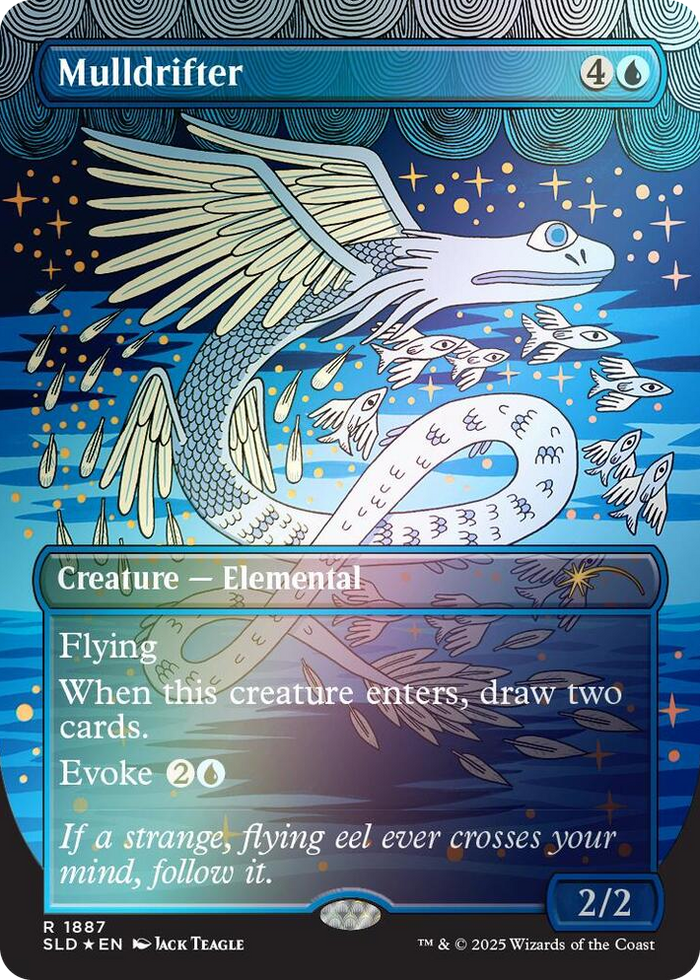 Mulldrifter (Rainbow Foil) #1887 R - Secret Lair Drop Series Pokemon card