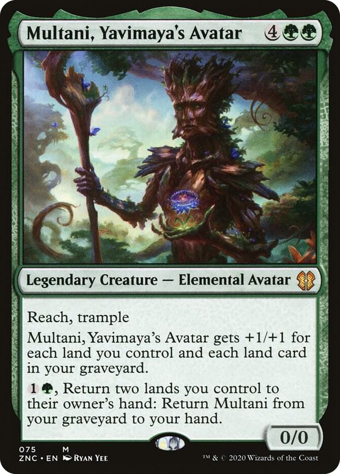 0075 Multani, Yavimaya's Avatar M Commander: Zendikar Rising