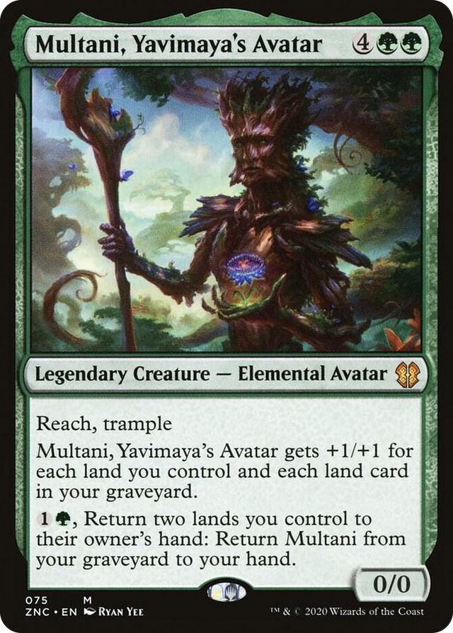 0075 Multani, Yavimaya's Avatar M Commander: Zendikar Rising