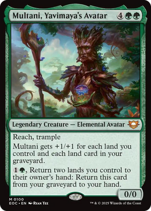 0100 Multani, Yavimaya's Avatar M Commander: Edge of Eternities