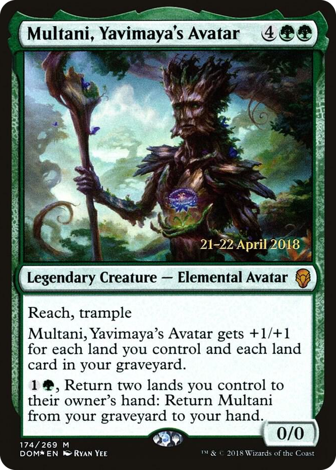 0174 Multani, Yavimaya's Avatar M Prerelease Cards