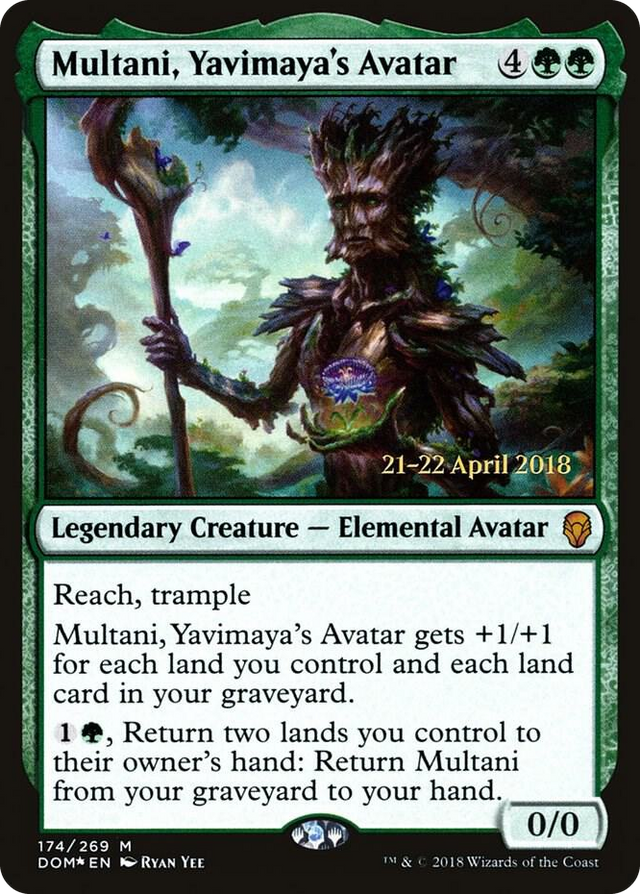 0174 Multani, Yavimaya's Avatar M Prerelease Cards