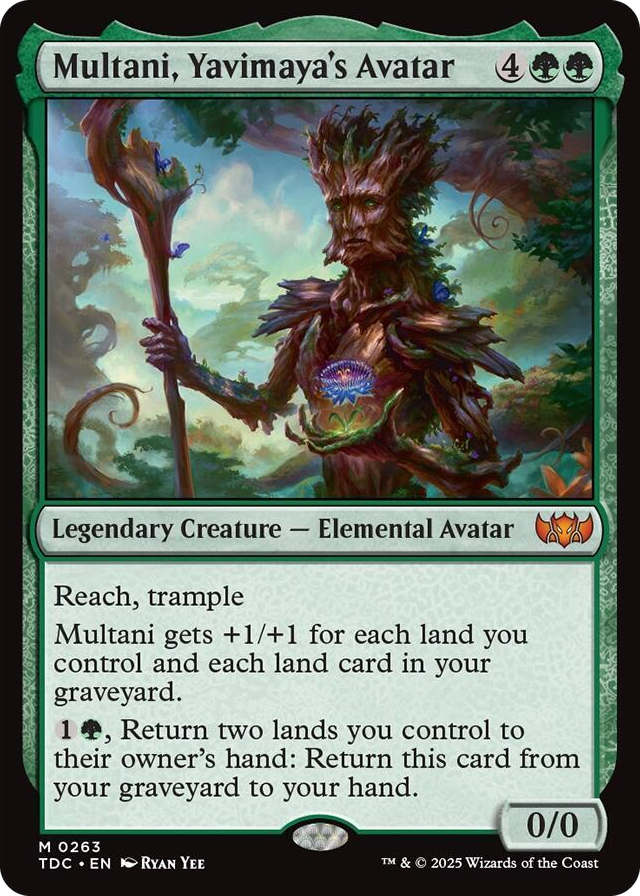 0263 Multani, Yavimaya's Avatar M Commander: Tarkir: Dragonstorm