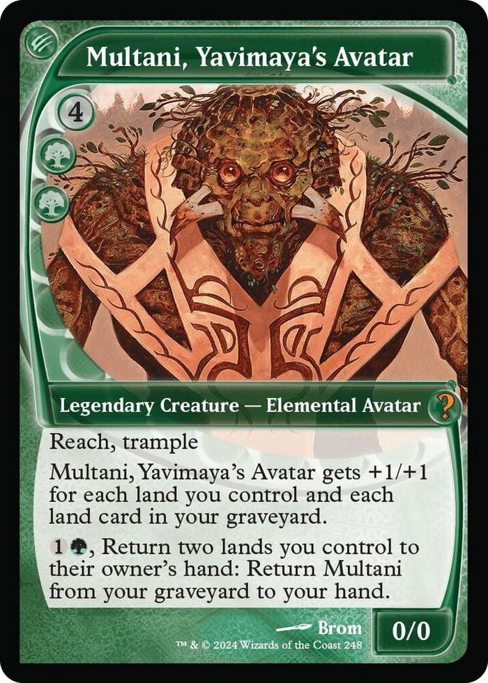 Multani, Yavimaya's Avatar (Future Sight) #248 M - Mystery Booster 2 Pokemon card