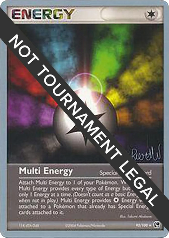 0093 Multi Energy - 2004 (Reed Weichler) Rare World Championship Decks