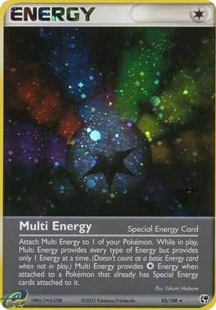 0093 Multi Energy (Special) 93/100 (League Promo) Promo League & Championship Cards