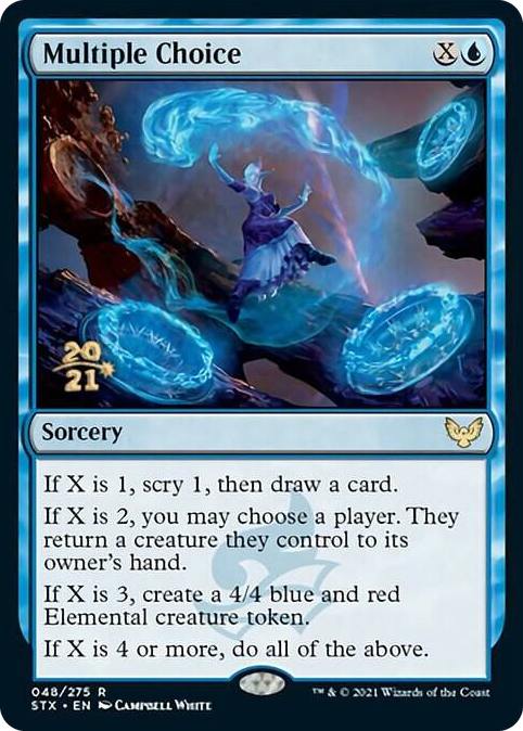 0048 Multiple Choice R Prerelease Cards