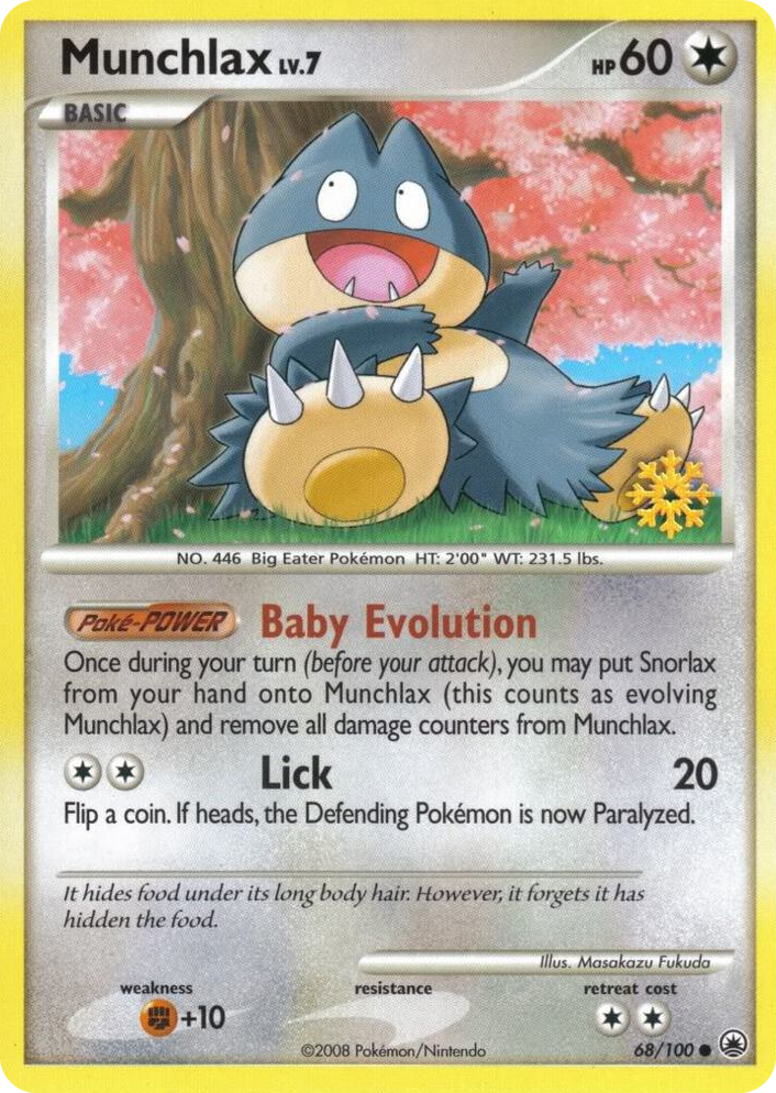0068 Munchlax Promo Countdown Calendar Promos