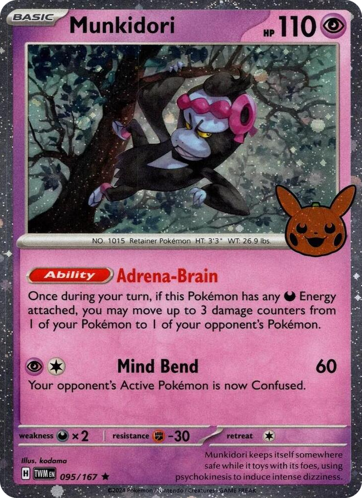 0095 Munkidori (Cosmos Holo) Holo Rare Trick or Trade BOOster Bundle 2024