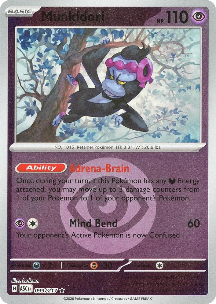 0099 Munkidori (Energy Symbol Pattern) Rare Ascended Heroes