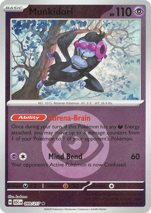 0099 Munkidori (Energy Symbol Pattern) Rare Ascended Heroes