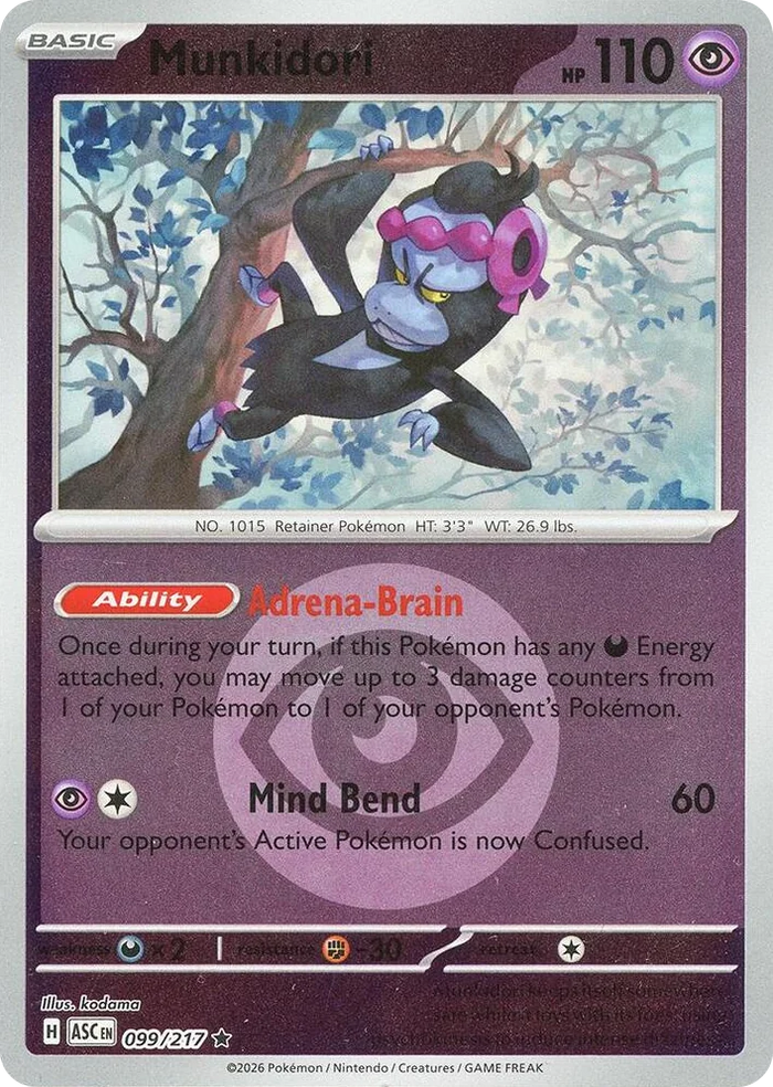 0099 Munkidori (Energy Symbol Pattern) Rare Ascended Heroes