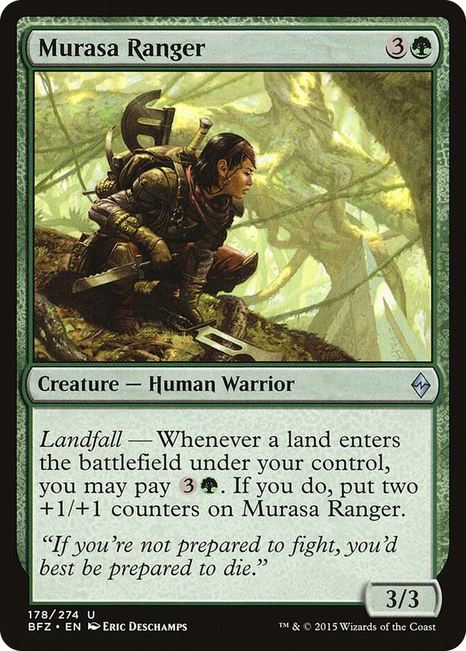 Murasa Ranger #178 U - Battle for Zendikar Pokemon card