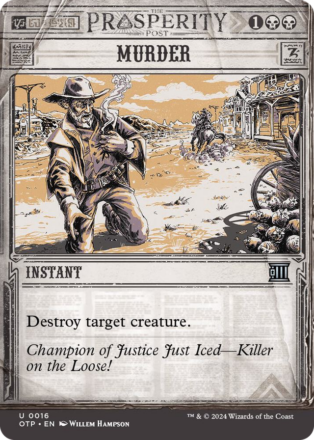 0016 Murder U Outlaws of Thunder Junction: Breaking News
