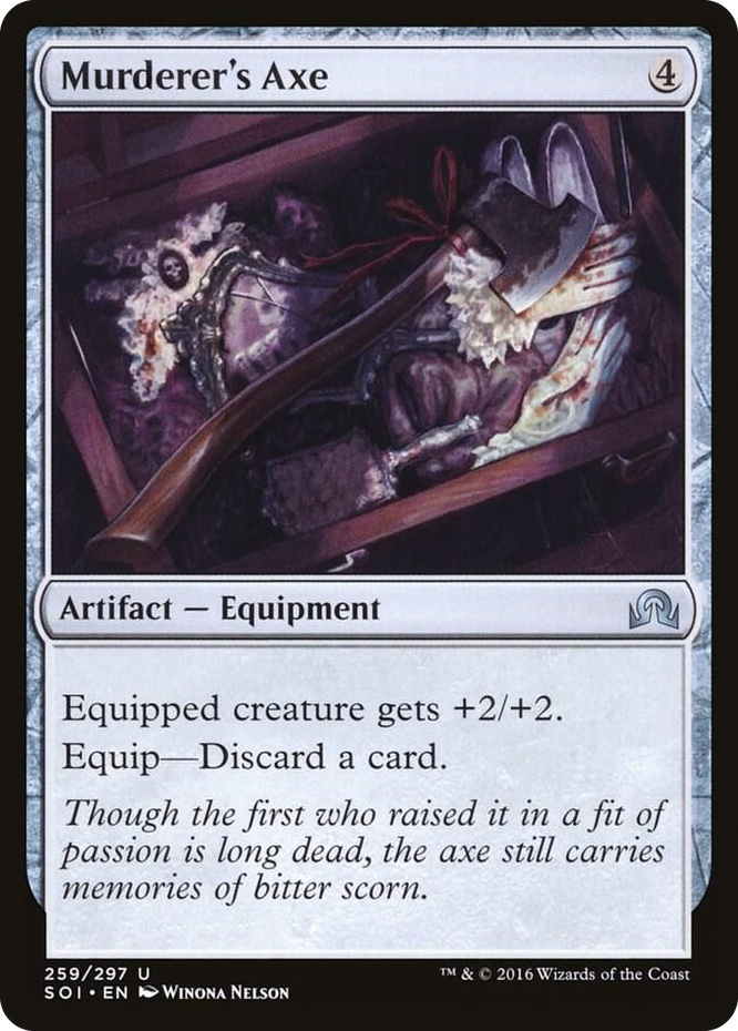 Murderer's Axe #259 U - Shadows over Innistrad Pokemon card