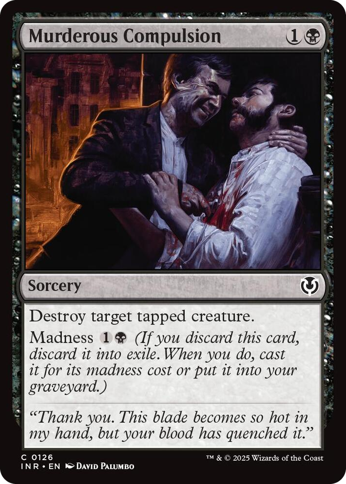 0126 Murderous Compulsion C Innistrad Remastered