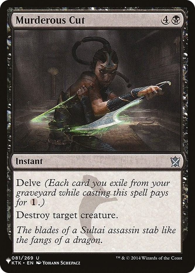 Murderous Cut #81 U - The List Reprints Pokemon card