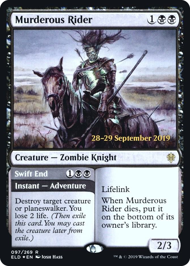 0097 Murderous Rider R Prerelease Cards