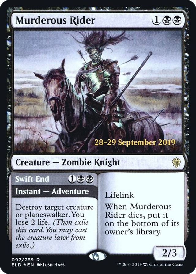 0097 Murderous Rider R Prerelease Cards
