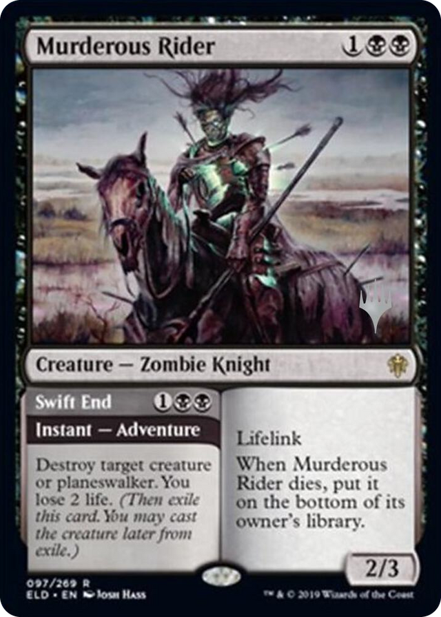 0097 Murderous Rider R Promo Pack: Throne of Eldraine