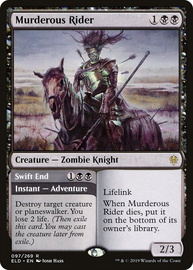 0097 Murderous Rider R Throne of Eldraine