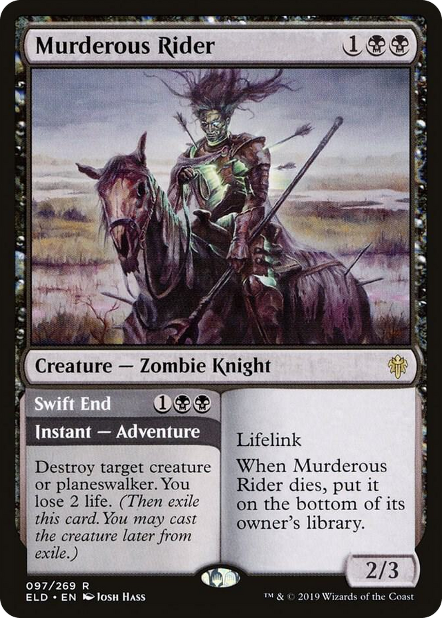 0097 Murderous Rider R Throne of Eldraine