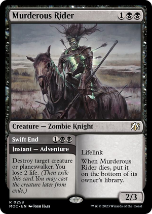 0258 Murderous Rider R Commander: March of the Machine