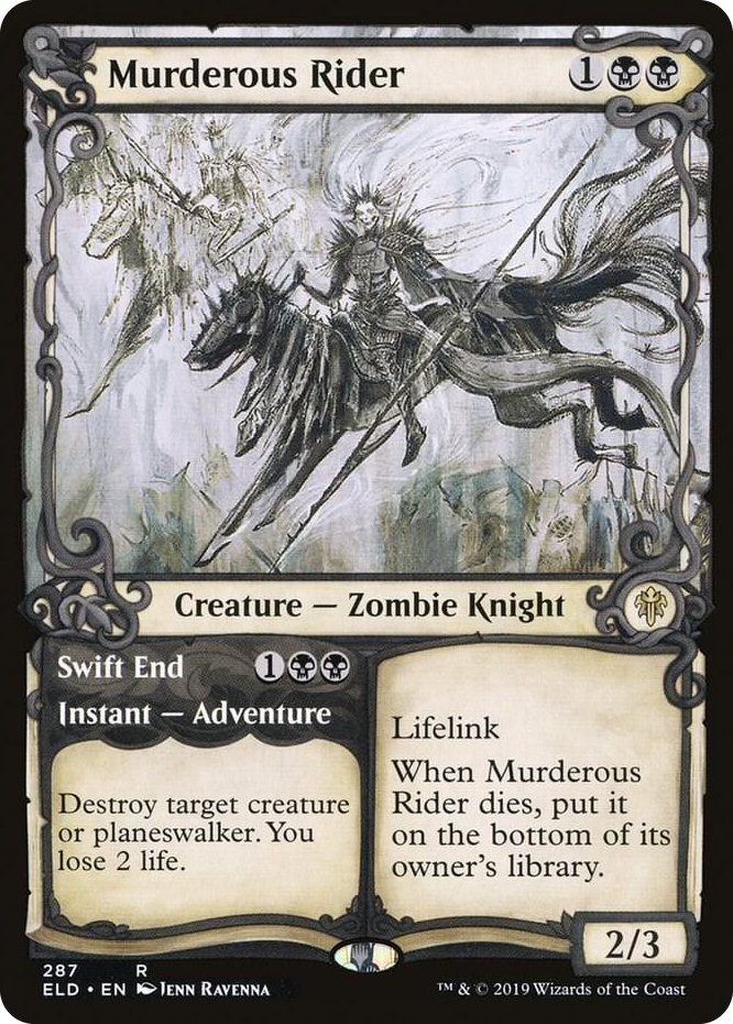 0287 Murderous Rider (Showcase) R Throne of Eldraine