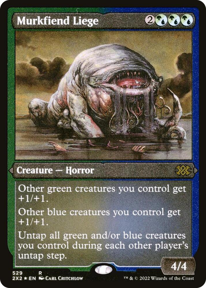 0529 Murkfiend Liege (Foil Etched) R Double Masters 2022