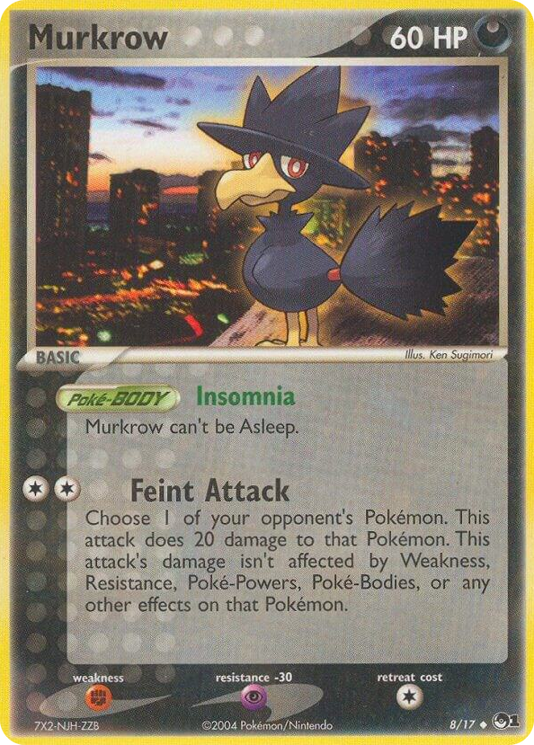 0008 Murkrow Uncommon POP Series 1